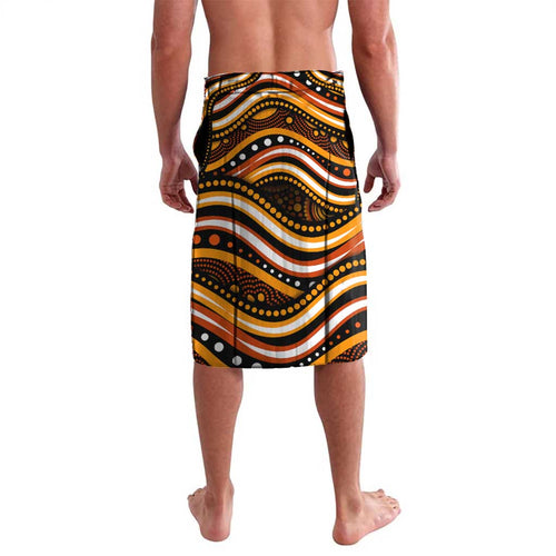 Perth Scorchers Cricket Lavalava Australian Cricket Mascot - Modern Indigenous Style