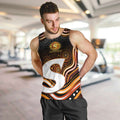 Perth Scorchers Cricket Men Tank Top Australian Cricket Mascot - Modern Indigenous Style