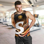 Perth Scorchers Cricket Men Tank Top Australian Cricket Mascot - Modern Indigenous Style