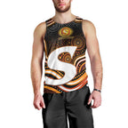 Perth Scorchers Cricket Men Tank Top Australian Cricket Mascot - Modern Indigenous Style