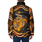 Perth Scorchers Cricket Padded Jacket Australian Cricket Mascot - Modern Indigenous Style