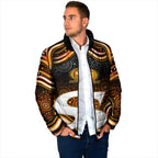 Perth Scorchers Cricket Padded Jacket Australian Cricket Mascot - Modern Indigenous Style