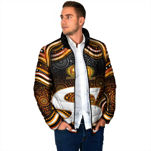 Perth Scorchers Cricket Padded Jacket Australian Cricket Mascot - Modern Indigenous Style