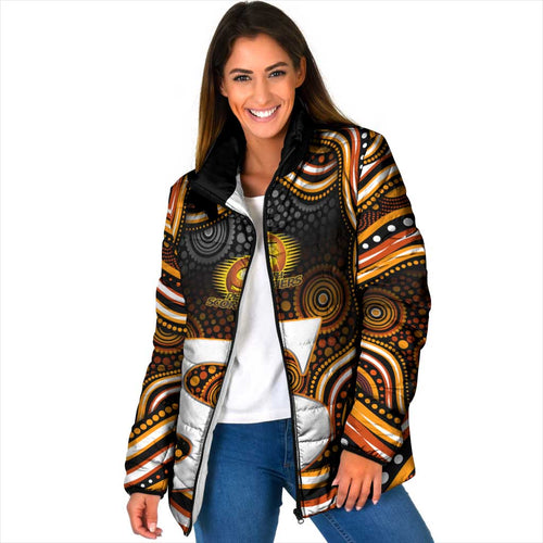 Perth Scorchers Cricket Padded Jacket Australian Cricket Mascot - Modern Indigenous Style