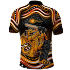 Perth Scorchers Cricket Polo Shirt Australian Cricket Mascot - Modern Indigenous Style