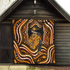 Perth Scorchers Cricket Quilt Australian Cricket Mascot - Modern Indigenous Style