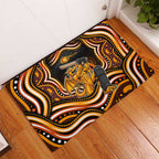 Perth Scorchers Cricket Rubber Doormat Australian Cricket Mascot - Modern Indigenous Style