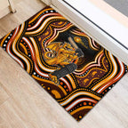 Perth Scorchers Cricket Rubber Doormat Australian Cricket Mascot - Modern Indigenous Style