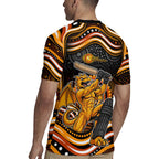 Perth Scorchers Cricket Rugby Jersey Australian Cricket Mascot - Modern Indigenous Style