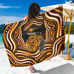 Perth Scorchers Cricket Sarong Australian Cricket Mascot - Modern Indigenous Style