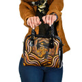 Perth Scorchers Cricket Shoulder Handbag Australian Cricket Mascot - Modern Indigenous Style