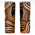 Perth Scorchers Cricket Skinny Tumbler Australian Cricket Mascot - Modern Indigenous Style