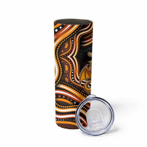 Perth Scorchers Cricket Skinny Tumbler Australian Cricket Mascot - Modern Indigenous Style