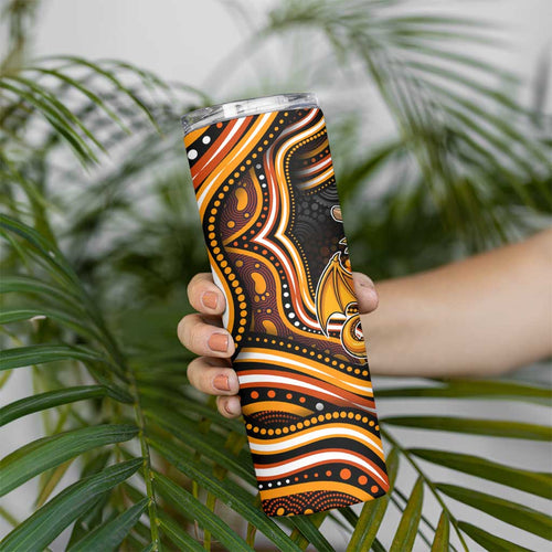 Perth Scorchers Cricket Skinny Tumbler Australian Cricket Mascot - Modern Indigenous Style