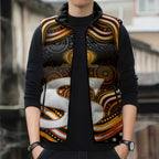 Perth Scorchers Cricket Sleeveless Puffer Jacket Australian Cricket Mascot - Modern Indigenous Style