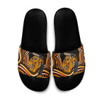 Perth Scorchers Cricket Slide Sandals Australian Cricket Mascot - Modern Indigenous Style