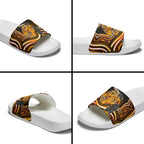 Perth Scorchers Cricket Slide Sandals Australian Cricket Mascot - Modern Indigenous Style
