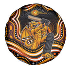 Perth Scorchers Cricket Spare Tire Cover Australian Cricket Mascot - Modern Indigenous Style