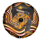 Perth Scorchers Cricket Spare Tire Cover Australian Cricket Mascot - Modern Indigenous Style