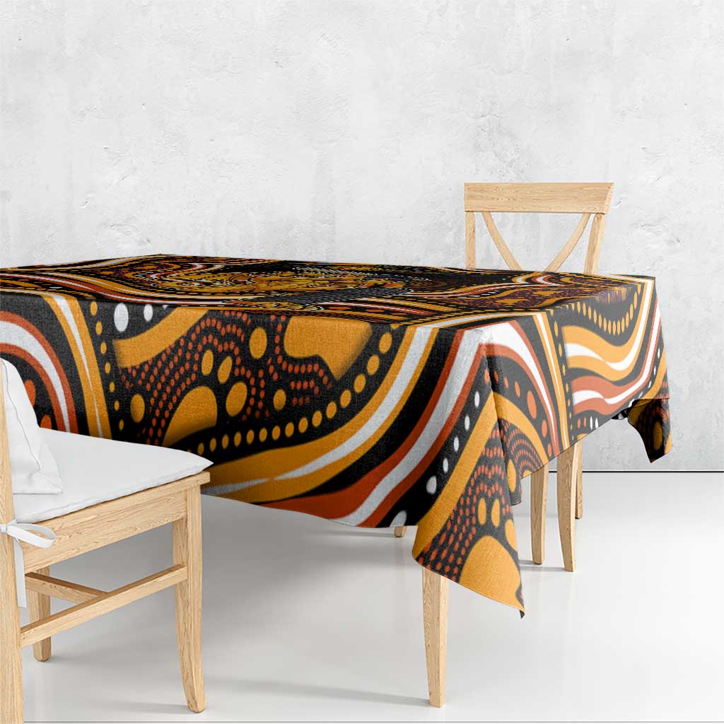 Perth Scorchers Cricket Tablecloth Australian Cricket Mascot - Modern Indigenous Style