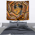 Perth Scorchers Cricket Tapestry Australian Cricket Mascot - Modern Indigenous Style