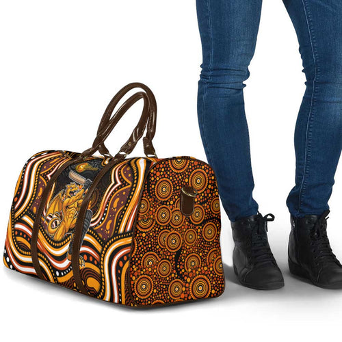 Perth Scorchers Cricket Travel Bag Australian Cricket Mascot - Modern Indigenous Style