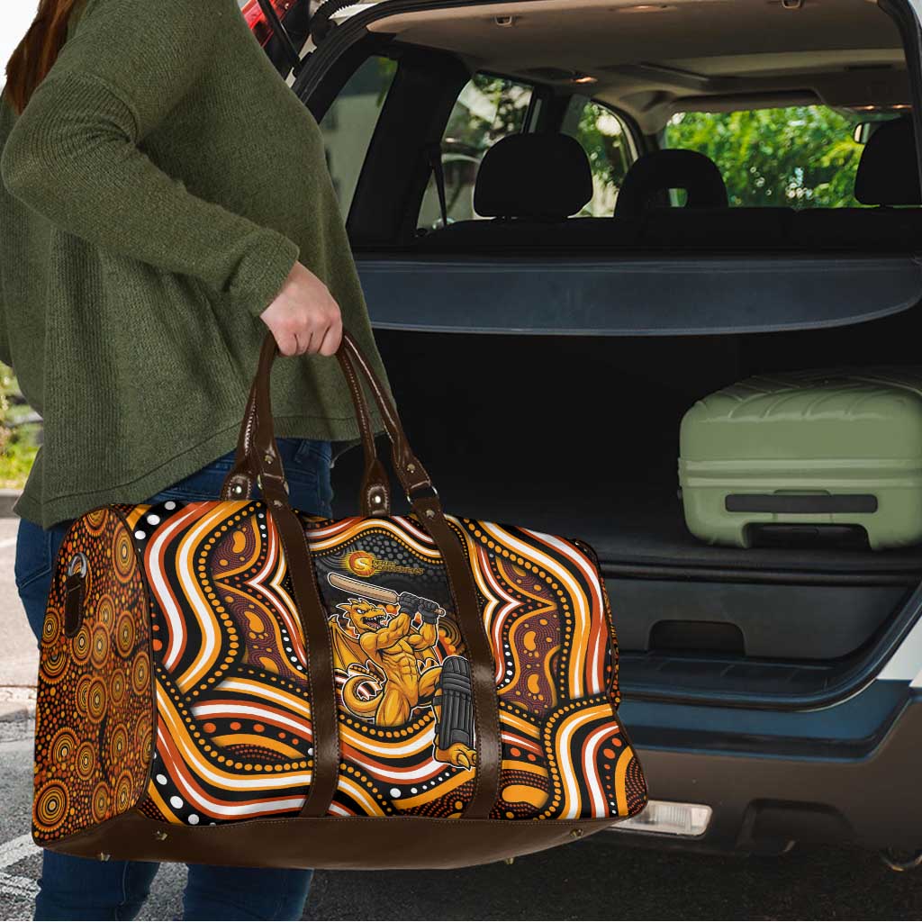 Perth Scorchers Cricket Travel Bag Australian Cricket Mascot - Modern Indigenous Style