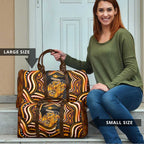 Perth Scorchers Cricket Travel Bag Australian Cricket Mascot - Modern Indigenous Style