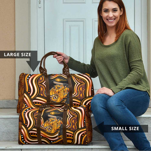Perth Scorchers Cricket Travel Bag Australian Cricket Mascot - Modern Indigenous Style