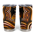 Perth Scorchers Cricket Tumbler Cup Australian Cricket Mascot - Modern Indigenous Style