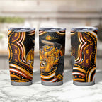 Perth Scorchers Cricket Tumbler Cup Australian Cricket Mascot - Modern Indigenous Style