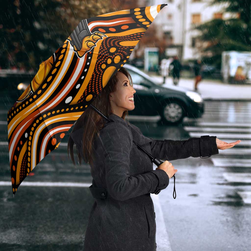 Perth Scorchers Cricket Umbrella Australian Cricket Mascot - Modern Indigenous Style