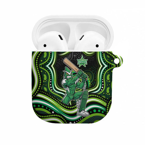 Melbourne Stars Cricket AirPods Case Australian Cricket Mascot - Modern Indigenous Style