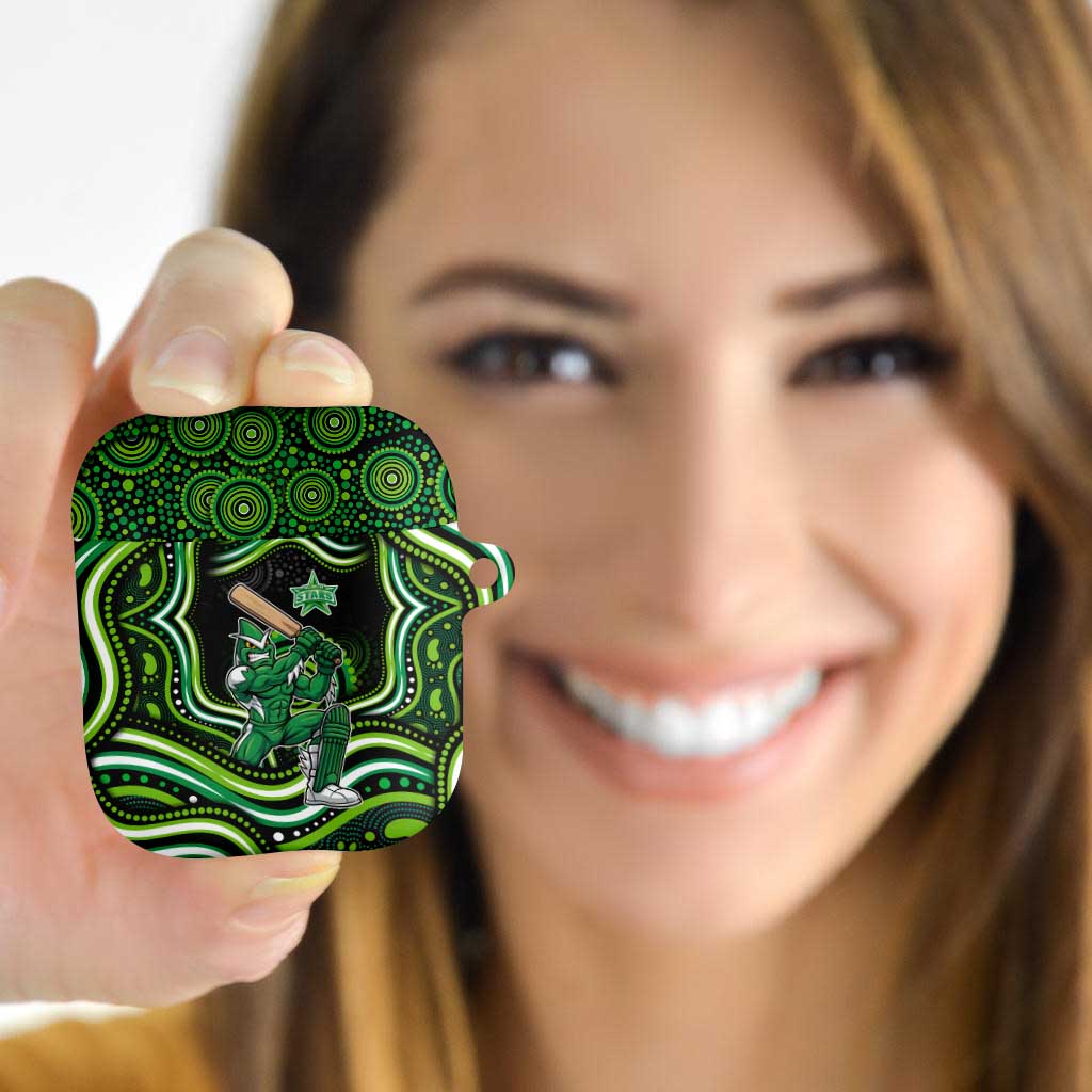 Melbourne Stars Cricket AirPods Case Australian Cricket Mascot - Modern Indigenous Style