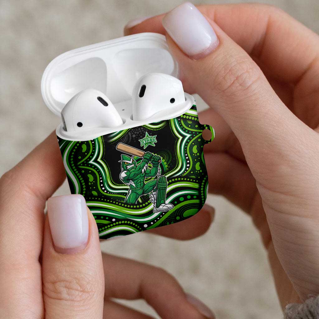 Melbourne Stars Cricket AirPods Case Australian Cricket Mascot - Modern Indigenous Style