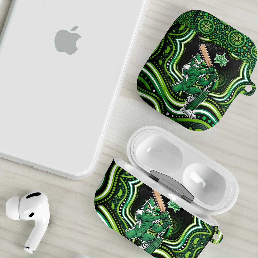 Melbourne Stars Cricket AirPods Case Australian Cricket Mascot - Modern Indigenous Style