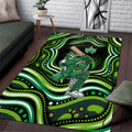 Melbourne Stars Cricket Area Rug Australian Cricket Mascot - Modern Indigenous Style