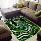 Melbourne Stars Cricket Area Rug Australian Cricket Mascot - Modern Indigenous Style