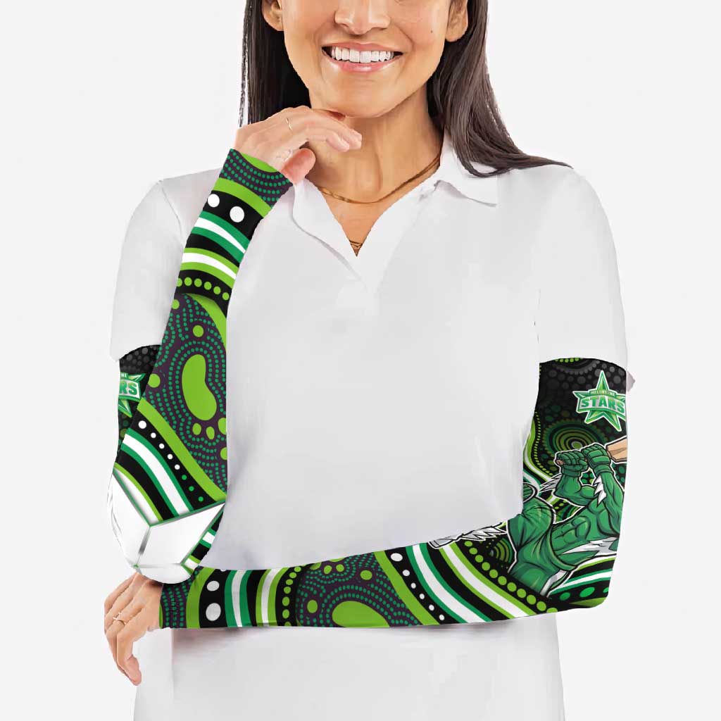 Melbourne Stars Cricket Arm Sleeves Australian Cricket Mascot - Modern Indigenous Style