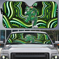 Melbourne Stars Cricket Auto Sun Shade Australian Cricket Mascot - Modern Indigenous Style