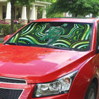 Melbourne Stars Cricket Auto Sun Shade Australian Cricket Mascot - Modern Indigenous Style