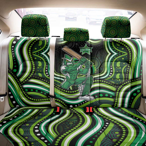 Melbourne Stars Cricket Back Car Seat Cover Australian Cricket Mascot - Modern Indigenous Style