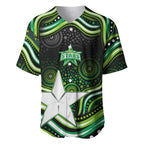 Melbourne Stars Cricket Baseball Jersey Australian Cricket Mascot - Modern Indigenous Style