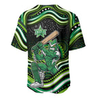 Melbourne Stars Cricket Baseball Jersey Australian Cricket Mascot - Modern Indigenous Style
