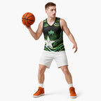 Melbourne Stars Cricket Basketball Jersey Australian Cricket Mascot - Modern Indigenous Style