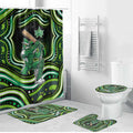 Melbourne Stars Cricket Bathroom Set Australian Cricket Mascot - Modern Indigenous Style