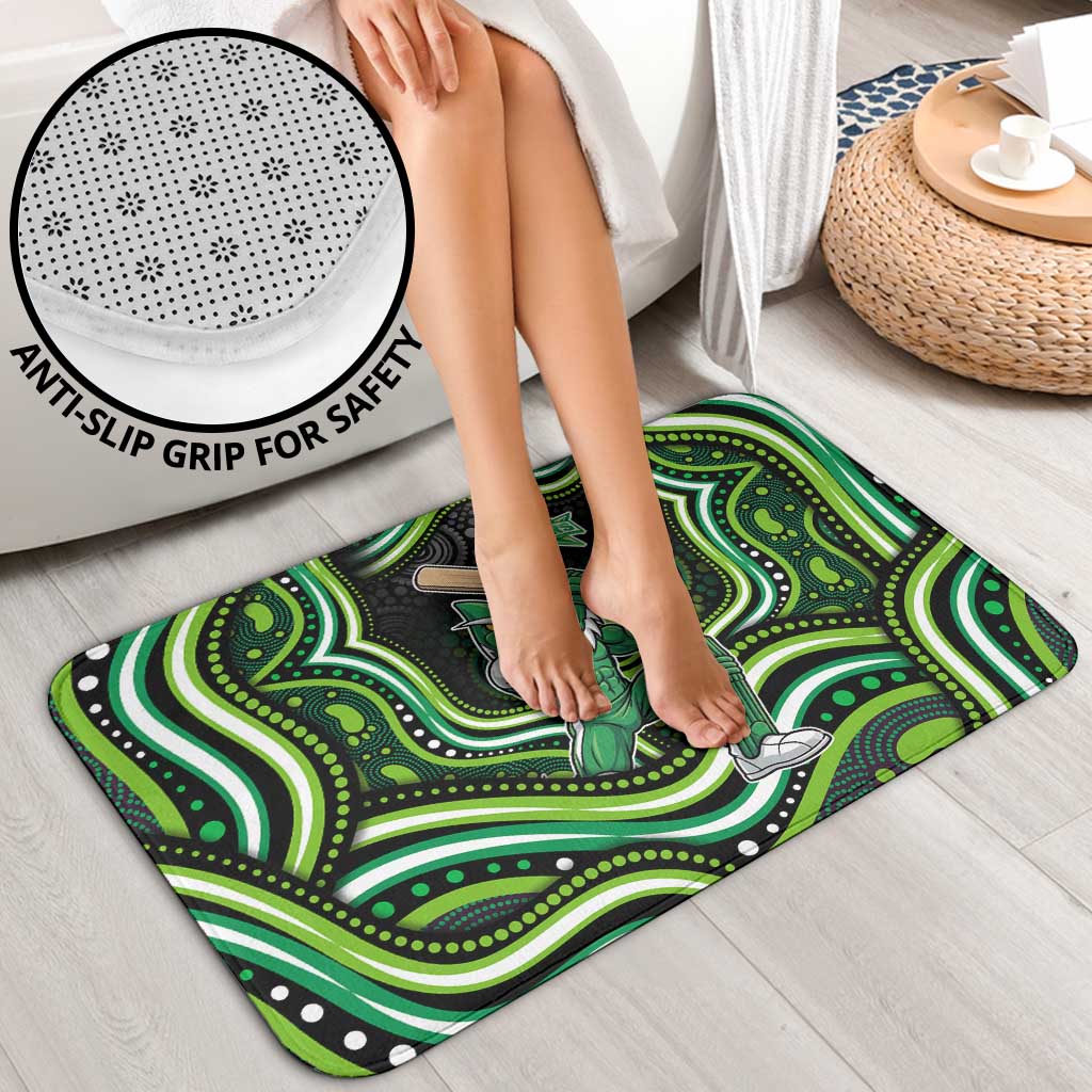 Melbourne Stars Cricket Bathroom Set Australian Cricket Mascot - Modern Indigenous Style