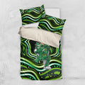 Melbourne Stars Cricket Bedding Set Australian Cricket Mascot - Modern Indigenous Style