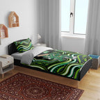 Melbourne Stars Cricket Bedding Set Australian Cricket Mascot - Modern Indigenous Style