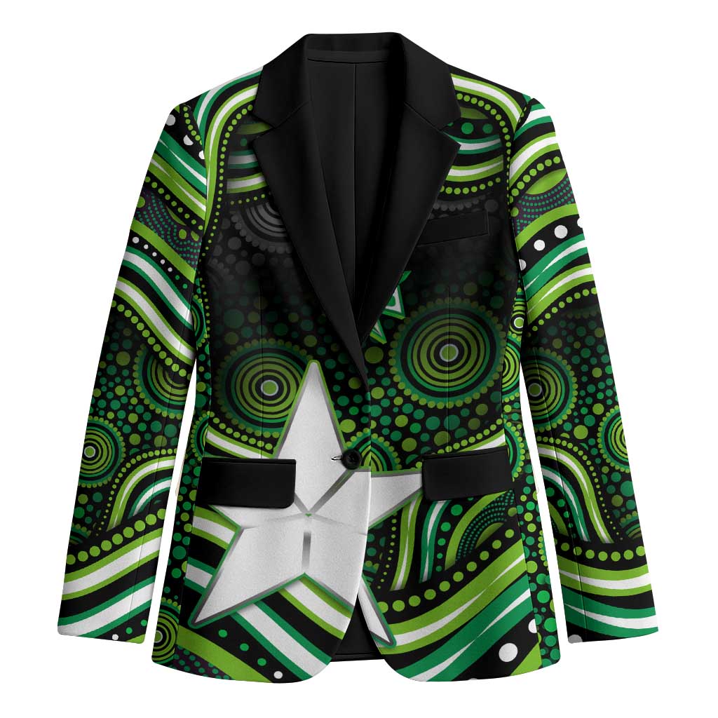 Melbourne Stars Cricket Blazer Australian Cricket Mascot - Modern Indigenous Style